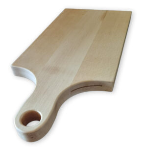 Deska bukowa ze schowkiem na nóż