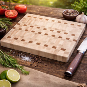 Deska bukowa sztorcowa jasna